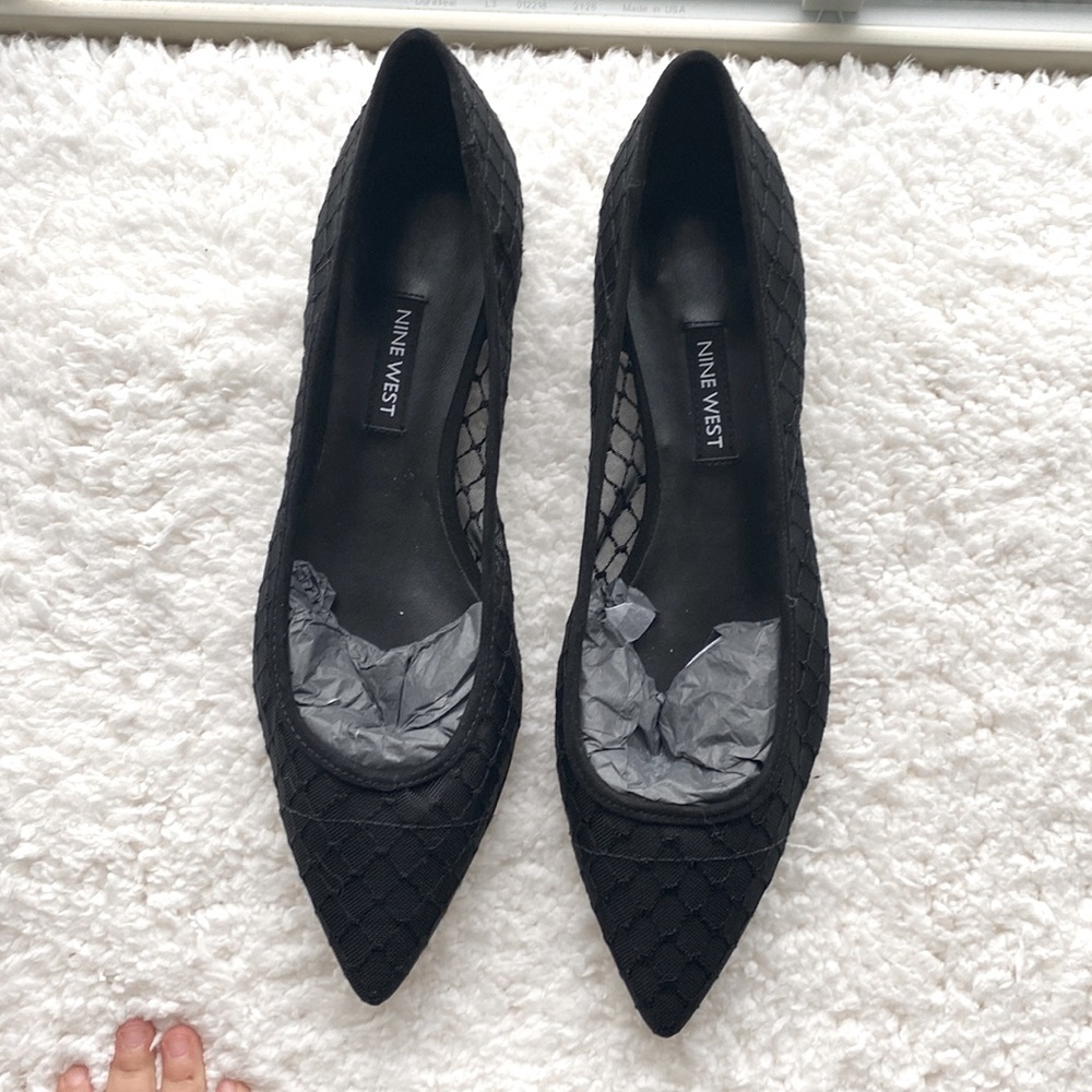 Nine West Women’s Alicea Fabric Ballet Flat~NIB